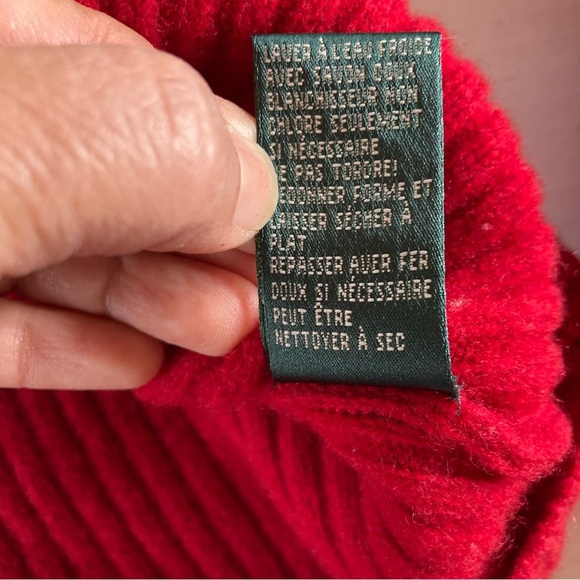 Lauren Ralph Lauren 100% Lambswool Sweater Size M - Picture 5 of 10